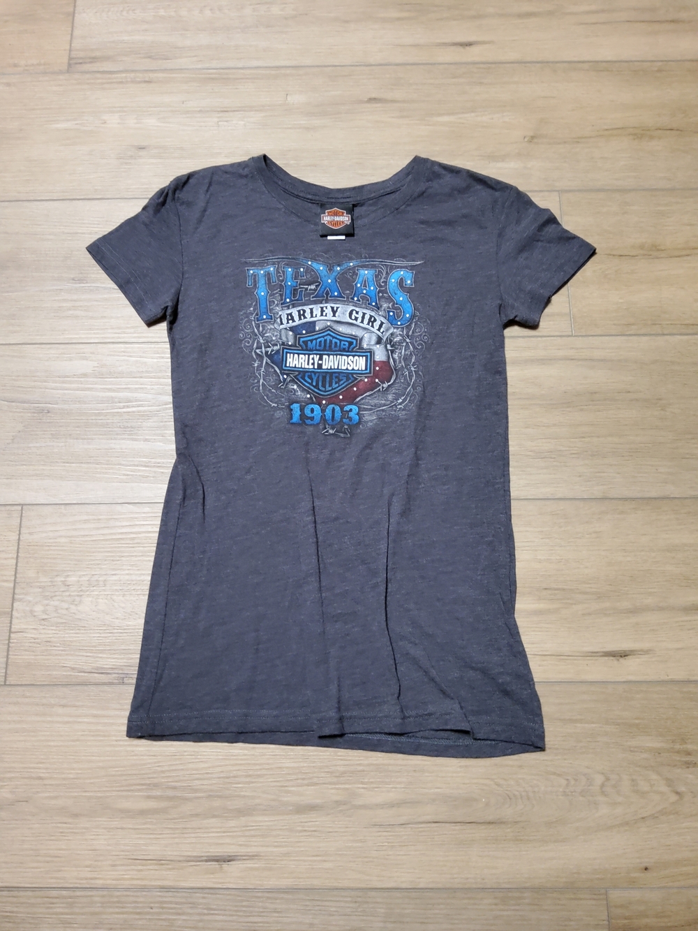 Harley-Davidson Texas Harley Girl Alamo City San Antonio Texas Graphic Tee